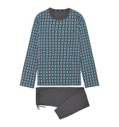 Aloys Long Sleepwear | Dark Grey Print 403063-P284
